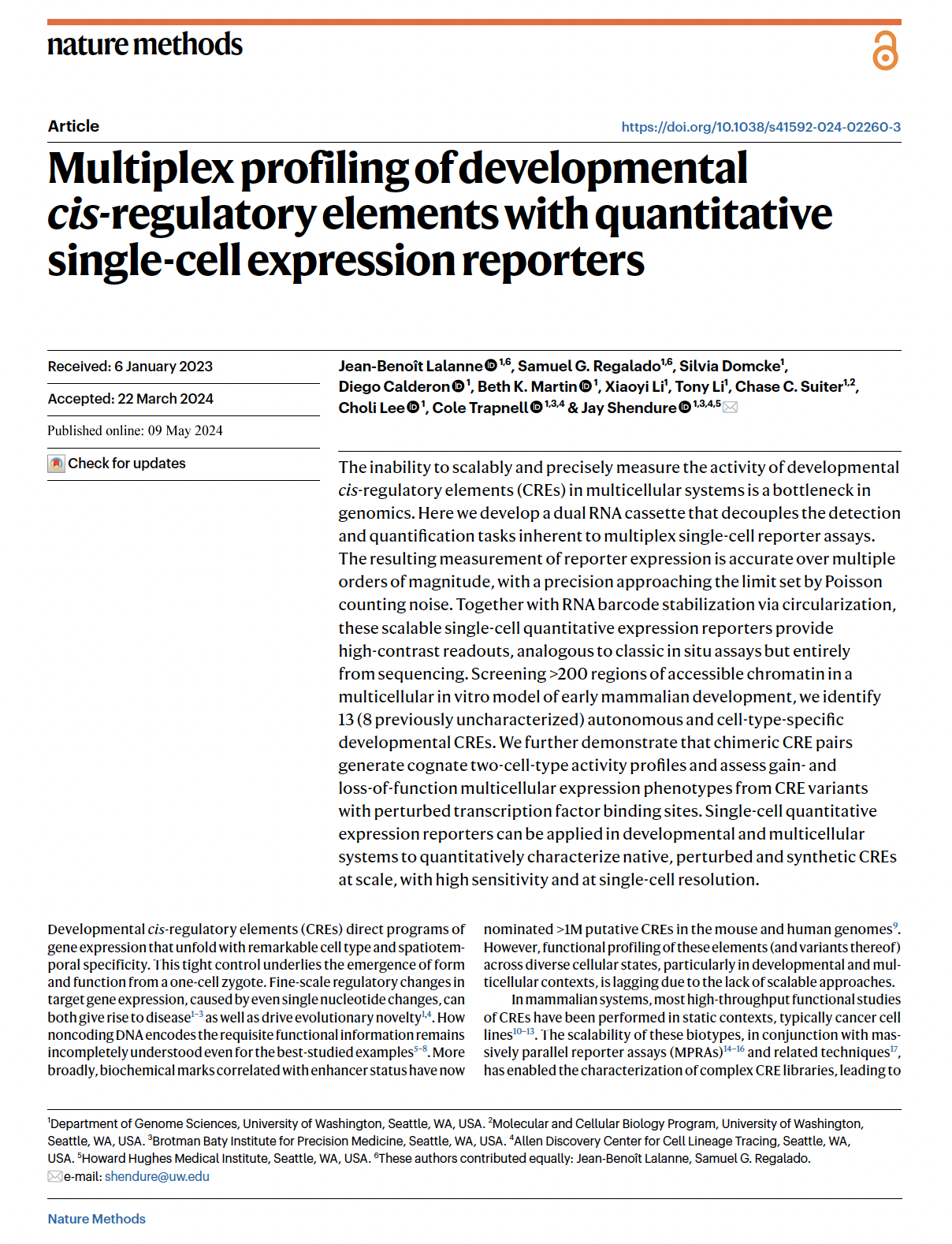 Lalanne, Regalado et al