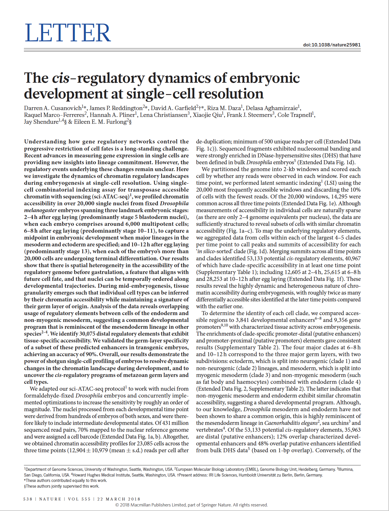 Cusanovich, Reddington, Garfield et al