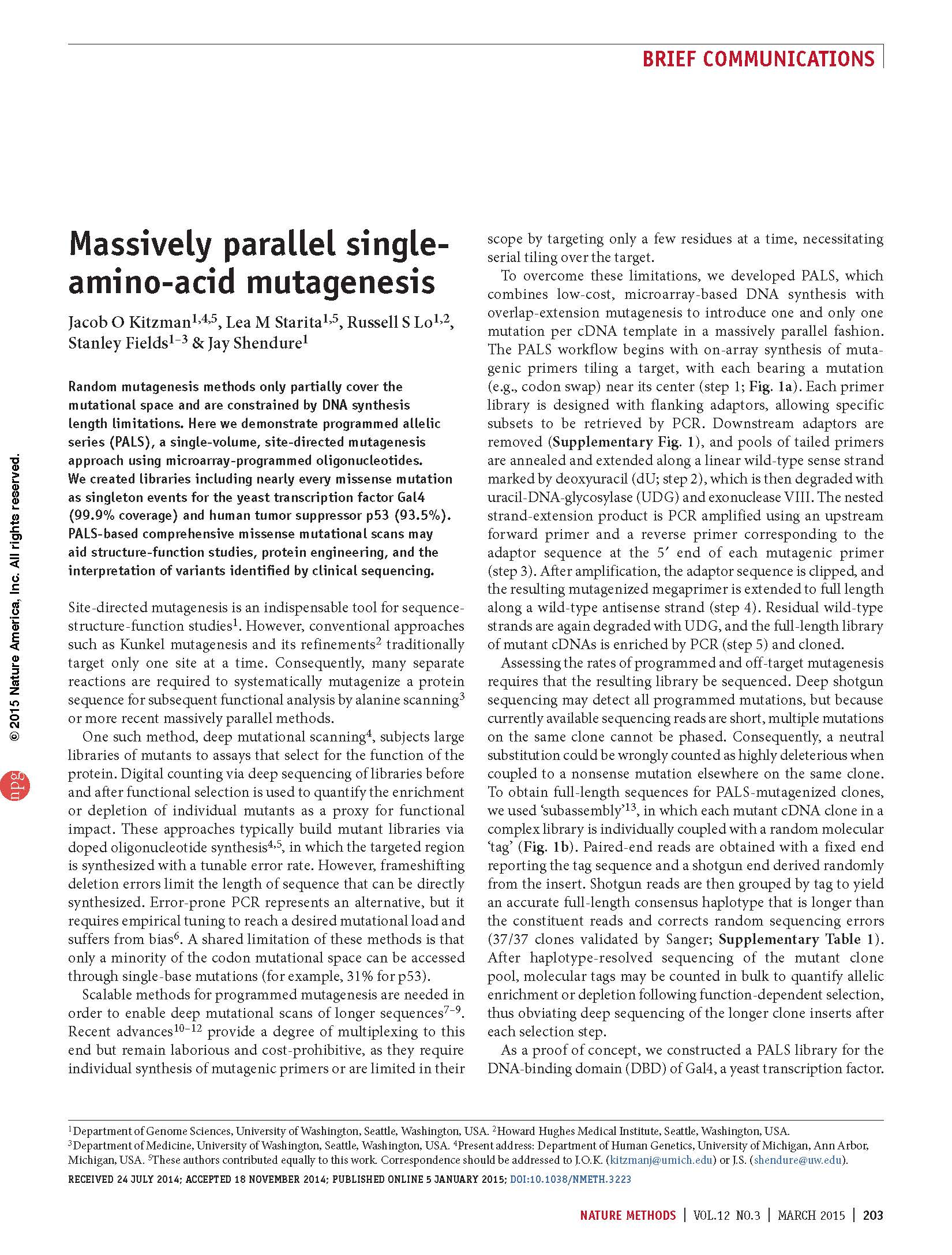 Kitzman, Starita et al