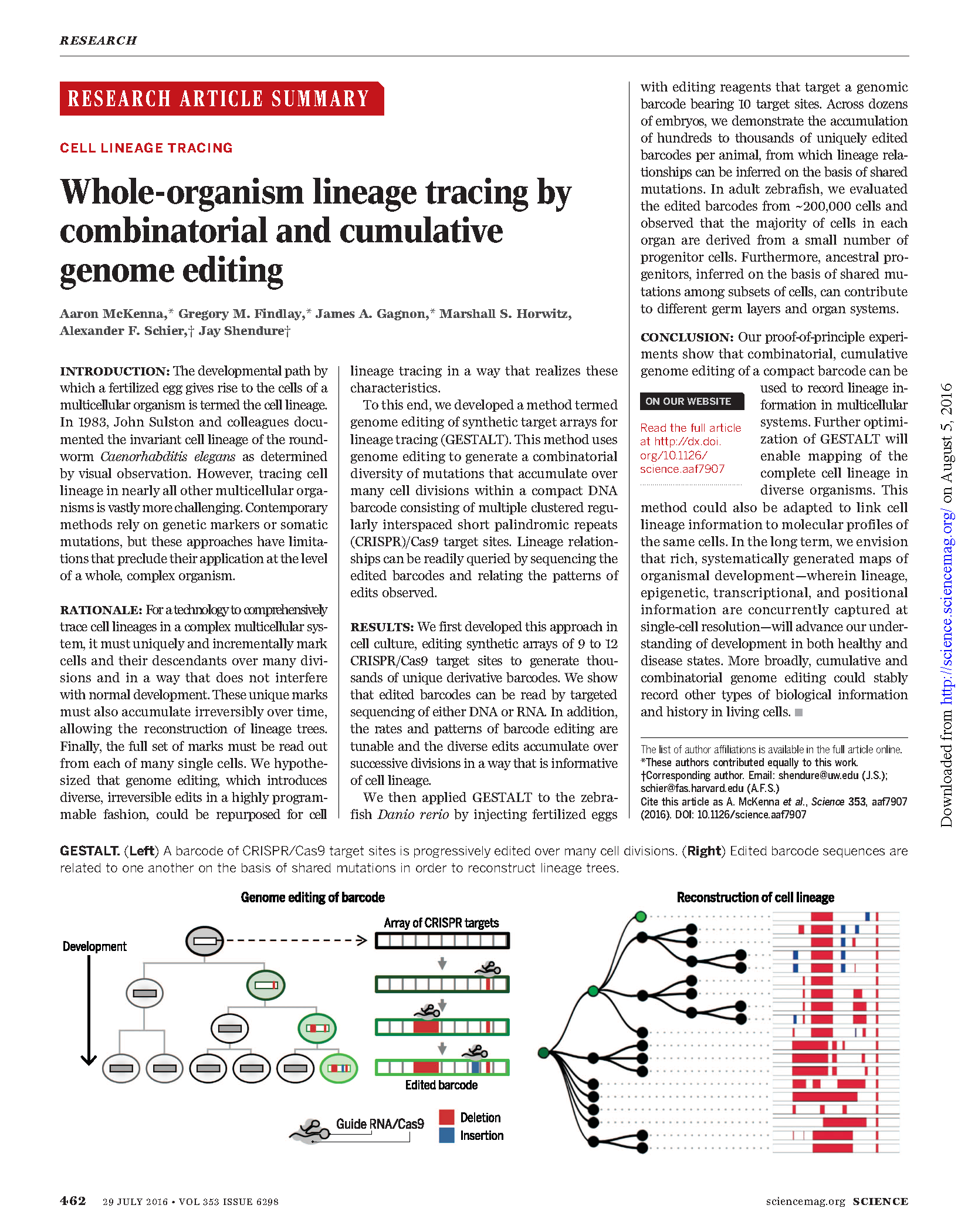 McKenna, Findlay, Gagnon et al