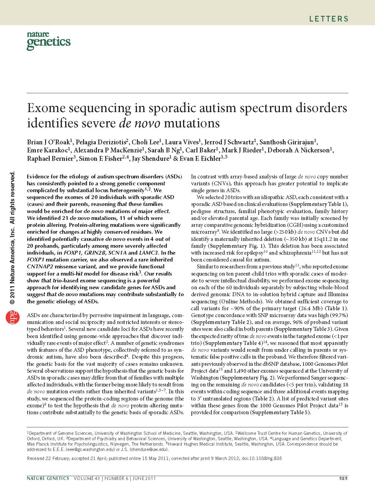 O'Roak et al